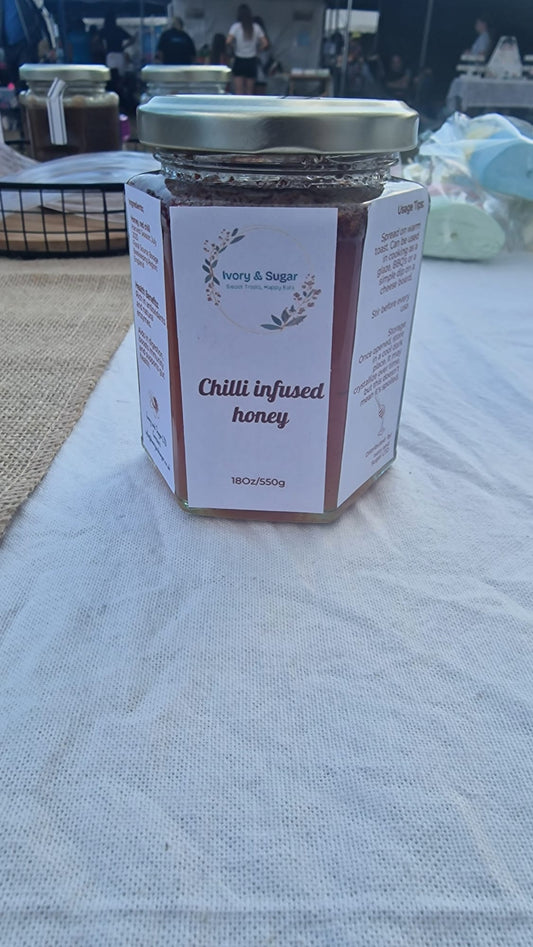 Chilli Infused Honey 500g Jar